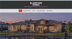 Desktop Screenshot of blandfordhomes.com